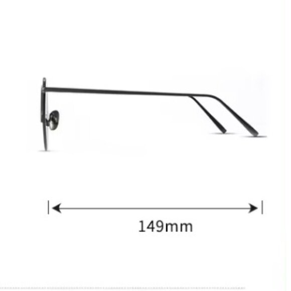 Cat Eye‎ Sunglasses Womens Purple Lenses Gold Frames Shades Trendy - Picture 3 of 4